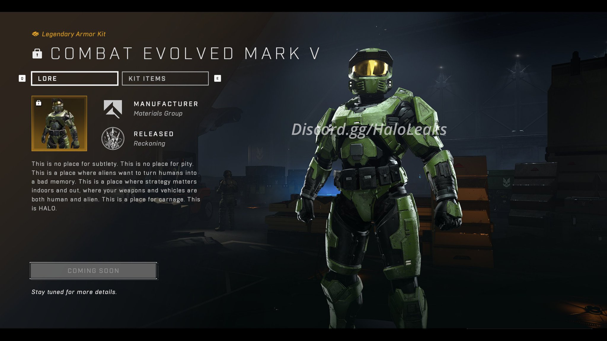 mark v armor halo infinite