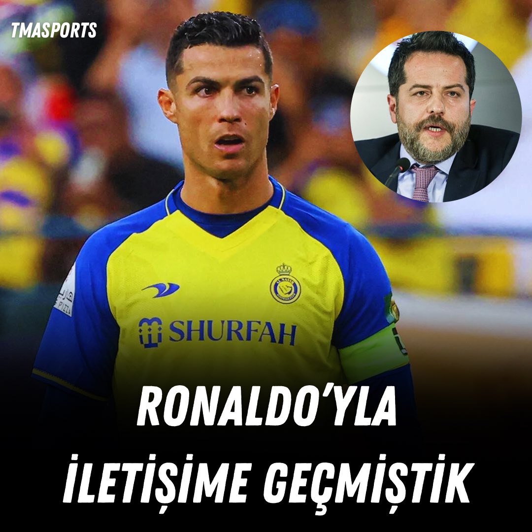 SportsTma's tweet photo. 🗣️Erden Timur: "Cristiano Ronaldo’ya aracılarla fikrini sormuştuk. Onun da öyle bir düşüncesinin olmadığını duyduk.

#ronaldo #erdentimur #alnasr #gs #galatasaray #süperlig https://t.co/UPRBI0k69V