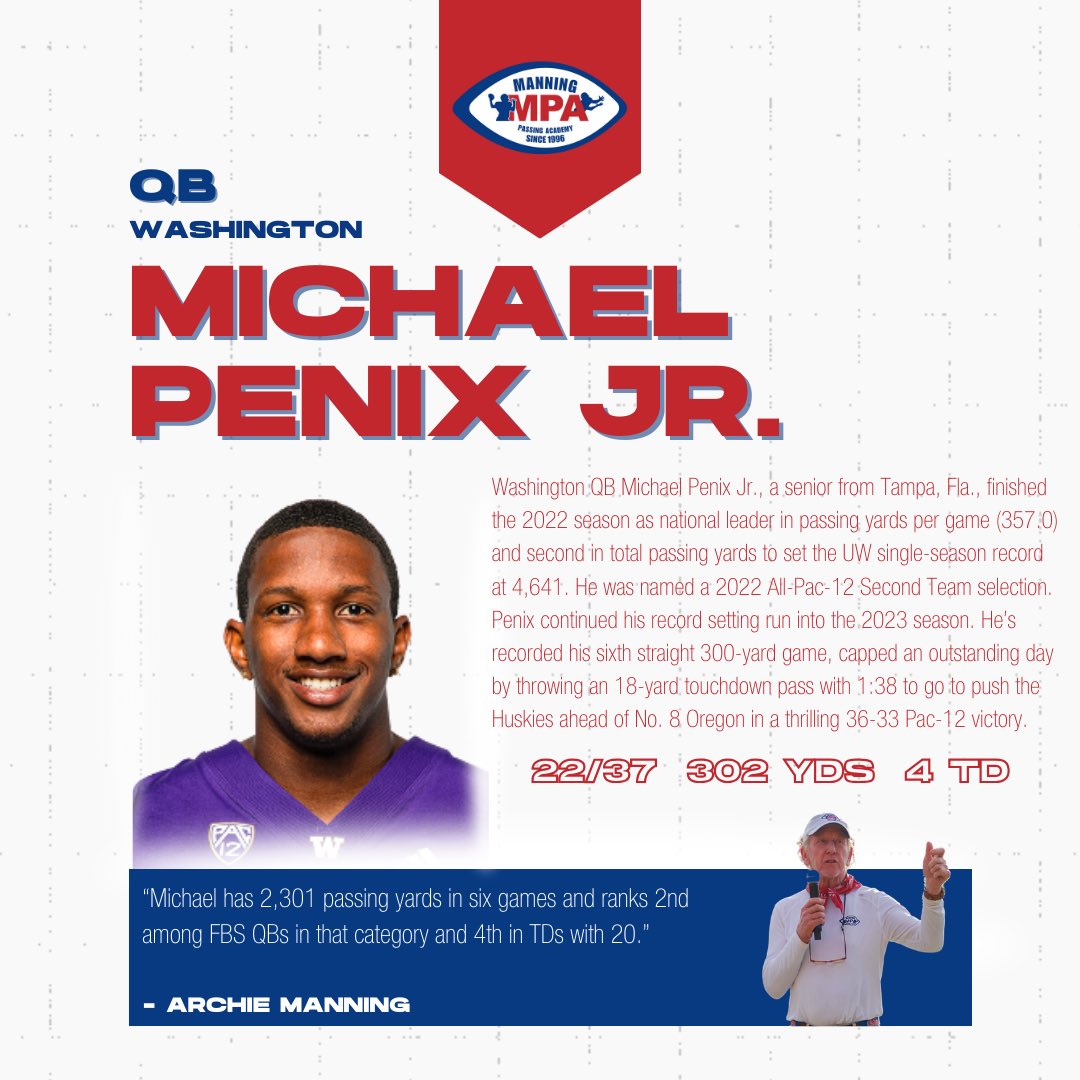 Manning Passing Academy tweet media