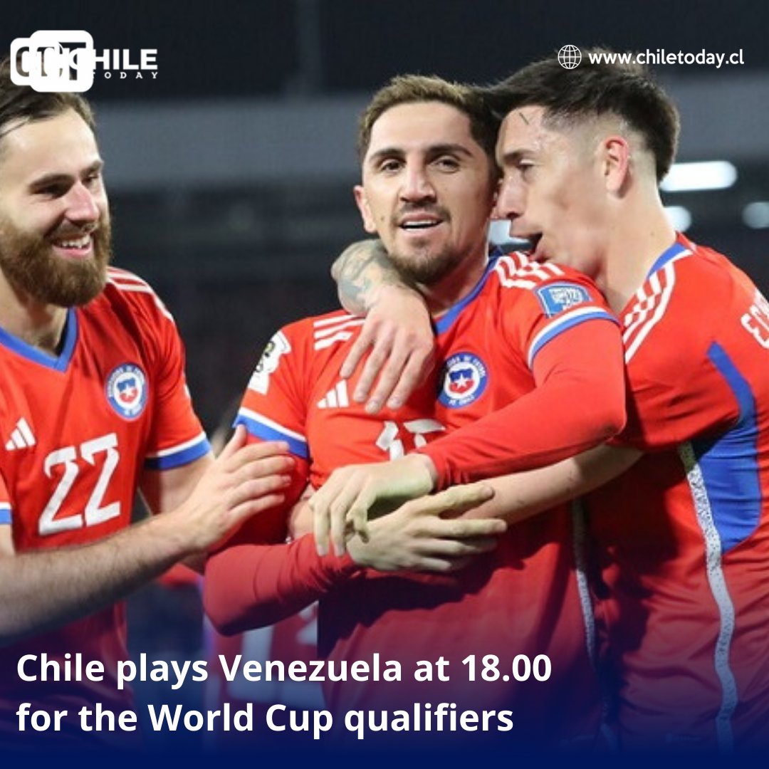 🗣️ Chile plays in the Venezuelan city of Maturín. After the 2-0 victory over Peru, Chile hopes to take a next step towards qualification for the World Cup.