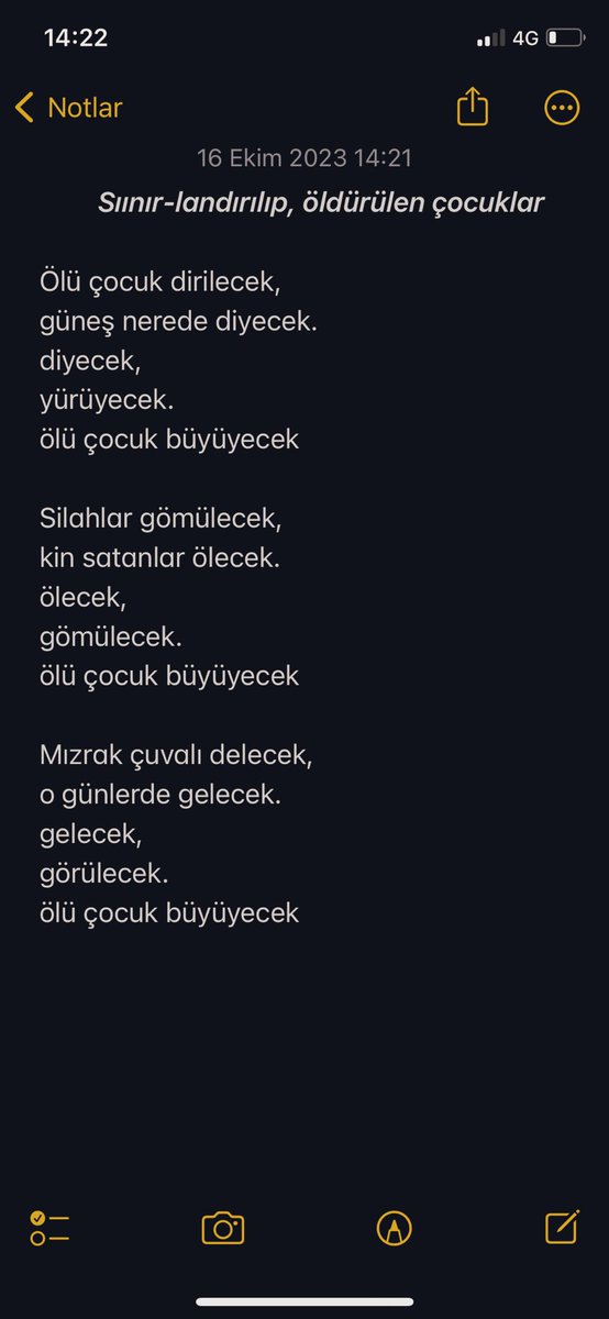 ozelmesutt's tweet photo. Sınır-landırılıp öldürülen çoçuklara.. https://t.co/Y0oxDMVfjP