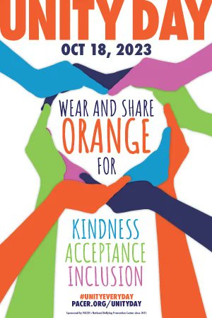 Wear orange tomorrow!
