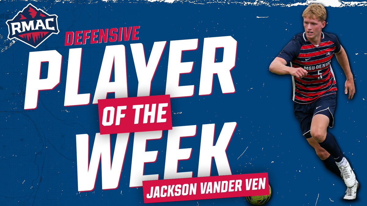 Jackson Vander Ven picks up <a href="/RMAC_SPORTS/">RMAC Sports</a> Defensive Player of the Week. 

#GetRowdy🔴🔵