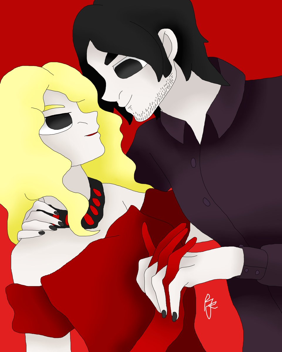 RJDraws's tweet photo. ♦️ Till Death Do Us Part ♦️

#digitalart #originalcharacter #originalcharacters https://t.co/EosdgeP30G