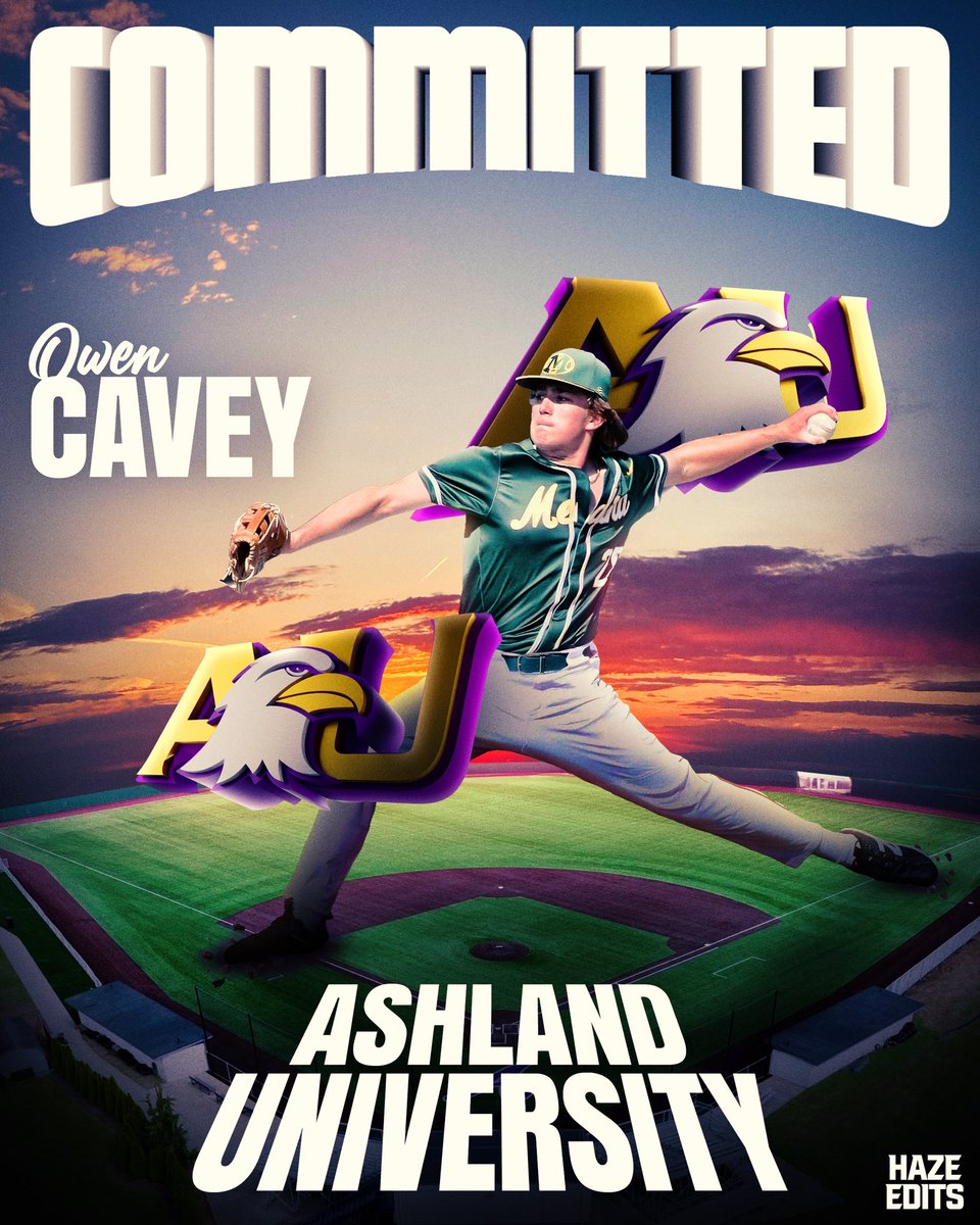 I am excited to announce my commitment to  Ashland University to continue my academic and athletic career! I want to thank my family, coaches and friends for everything they have helped me with throughout this journey. Go Eagles🦅