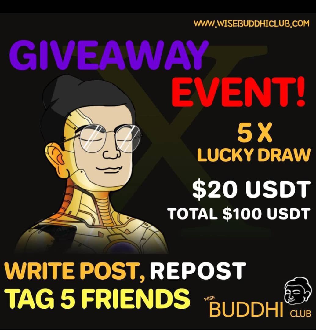 Prism (@prism_eth) on Twitter photo New week - New Contest🚀
🎯To enter:
1. Like & Repost the quoted post
2. Follow <a href="/WiseBuddhiClub/">WISE BUDDHI CLUB</a>
3. Tag 5 Friends in the quoted post
4. Proof your profile and repost ss
🏁Deadline: Oct 20th, 12:00PM UTC
🥠Lucky draw: $20 in USDT x 5
100X WBC WL spots
* The winner is chosen New week - New Contest🚀
🎯To enter:
1. Like & Repost the quoted post
2. Follow <a href="/WiseBuddhiClub/">WISE BUDDHI CLUB</a>
3. Tag 5 Friends in the quoted post
4. Proof your profile and repost ss
🏁Deadline: Oct 20th, 12:00PM UTC
🥠Lucky draw: $20 in USDT x 5
100X WBC WL spots
* The winner is chosen