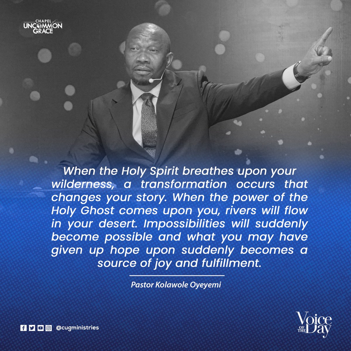 CUGMinistries's tweet image. 🌇 Day 50 #voiceoftheday #cugministries