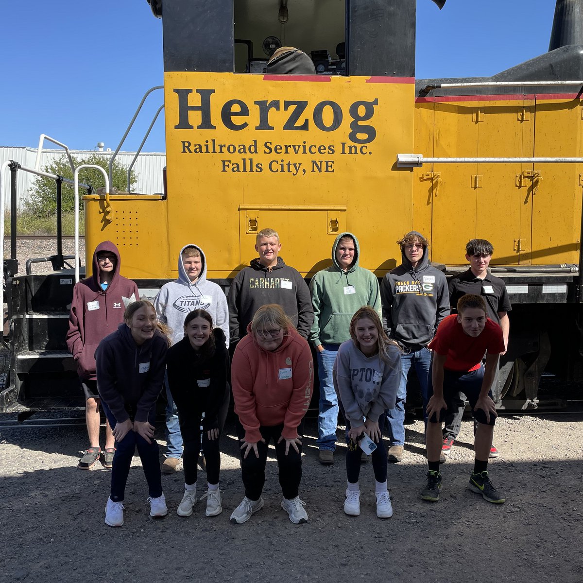 FallsCityEDGE's tweet photo. Thank you to @HerzogCompanies for hosting a Manufacturing Day tour for the HTRS freshmen. https://t.co/WsbsTOkmW0