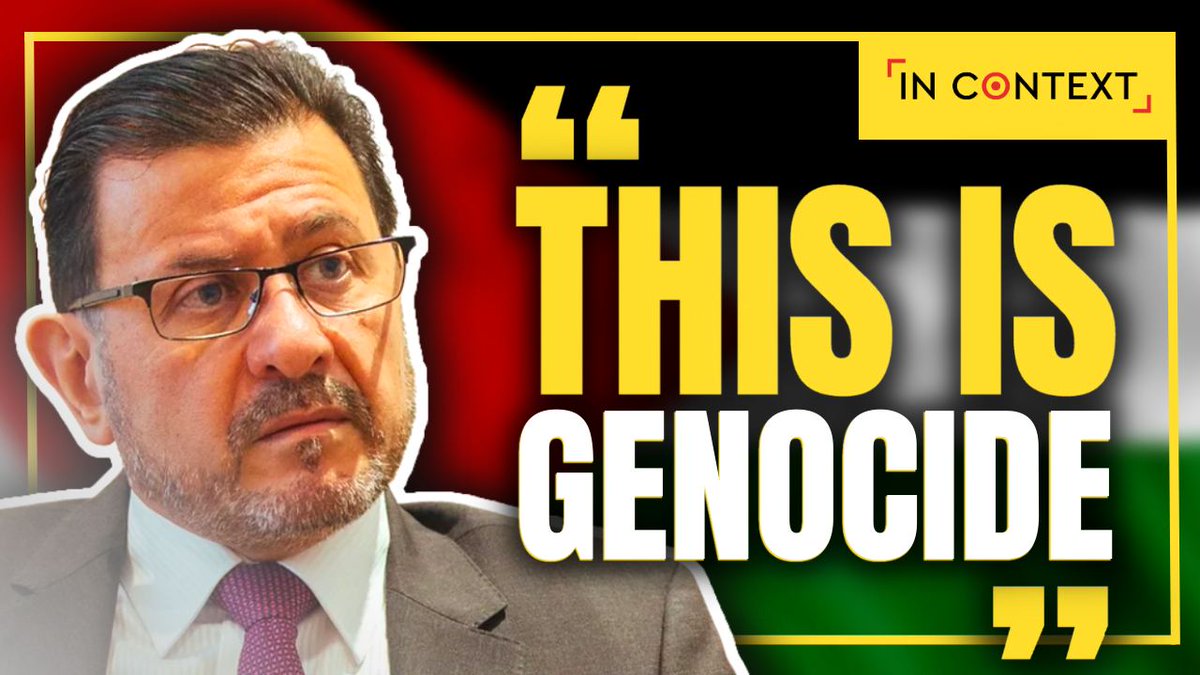 incontextmedia's tweet photo. "This is GENOCIDE"

Richard Medhurst interviews Salah Abdel Shafi, Palestinian Ambassador to Austria and Permanent Observer of the State of Palestine to the UN in Vienna.

LIVE PREMIERE: https://t.co/0C5pyRv8Je https://t.co/7WaM77V2ws