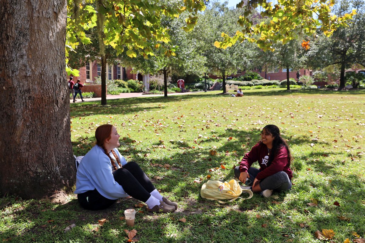 FloridaState's tweet photo. Fall is in the air at Florida State!