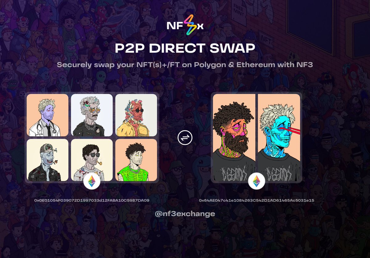 🤝 Successful swap completed! 🤝

DeGodsNFT ↔️ DeGodsNFT