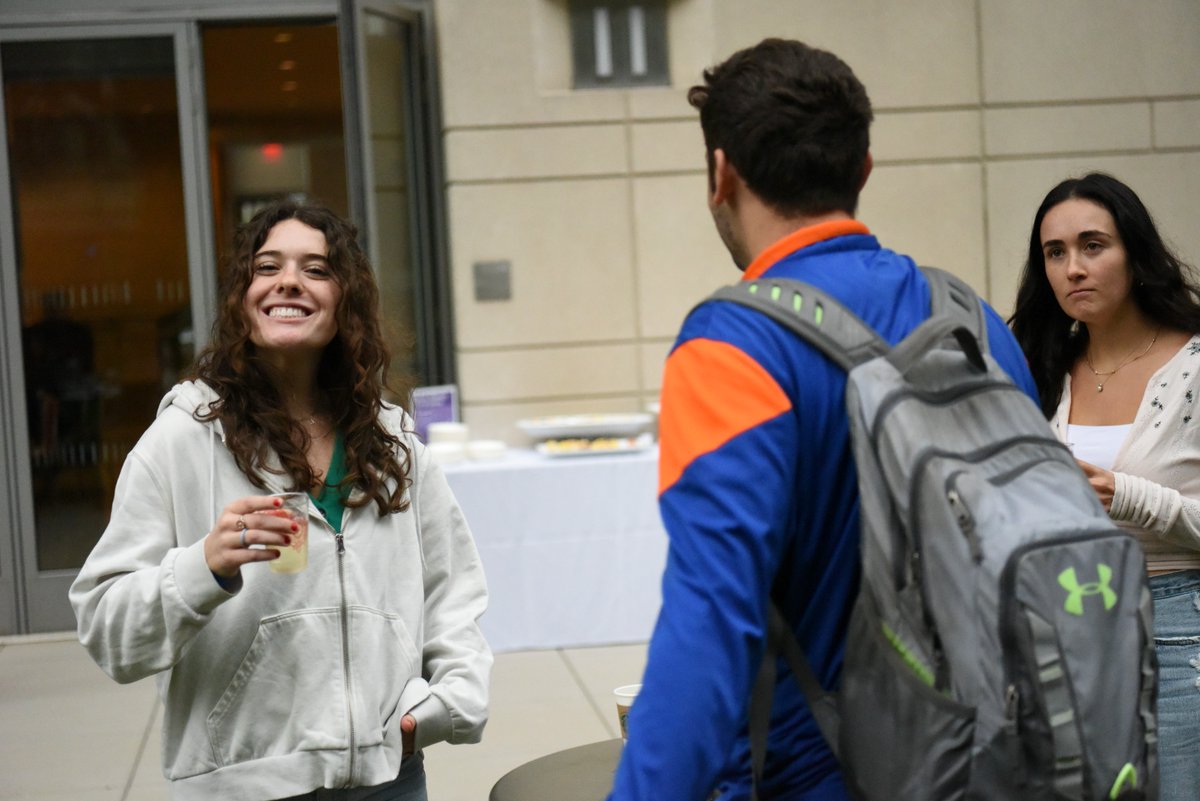 From gourmet donuts to tacos, Fordham Law students took a break from studying to enjoy free lunches provided by a variety of local NY food trucks, at the school's annual Fall Fest.