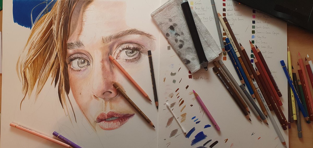 First drawing stint for a while has come to an end!