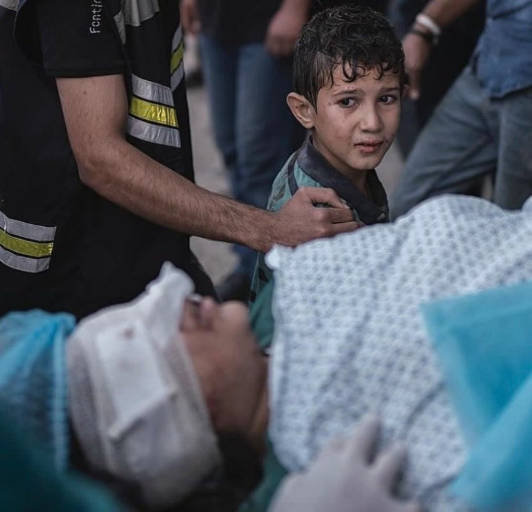 Bir çocuğun duyuramadığı feryadını dünyaya duyurmak zorundayız.  

#PalestineGenocide