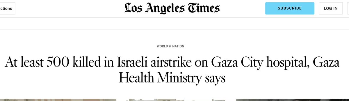 Mimoo292's tweet photo. In order not to falsify reality, Reuters and Los Angeles Tim, Reuters,the Wall Street Journal and Israel’s own Digital Spokesperson HananyaNaftali all ADMITTED that Israel bombed the hospital. 
Israel is fascist and is committing massacres and genocide against the Palestinians https://t.co/53pQYACu0T