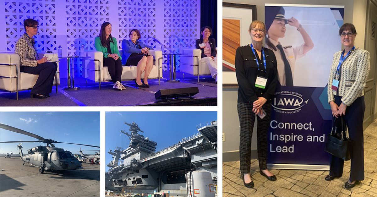 Jennifer Perdigao and Linda Schneider had a wonderful time at the International Aviation Womens Association @Inspire_IAWA 35th Annual Conference. Thank you, all!

Join us for our upcoming Aviation Tressler Talk: cvent.me/Q4NxNW
#IAWA #AviationLaw #Aviation