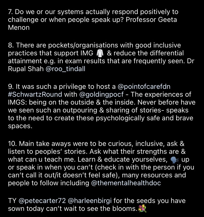 Rini Paul She/Her #AlwaysLearning (@educatingrini) on Twitter photo What an amazing day & conference - Educators supporting IMG doctors, changing & challenging systems. <a href="/padder1/">Peter Carter</a> <a href="/harrybirgi/">HARRY BIRGI</a> Plenty of seeds sown: 2 long for X so my key reflections from Insta here for you if you are interested. #bettertogether #MedEd #EDI #Justice #SchwartzRounds What an amazing day & conference - Educators supporting IMG doctors, changing & challenging systems. <a href="/padder1/">Peter Carter</a> <a href="/harrybirgi/">HARRY BIRGI</a> Plenty of seeds sown: 2 long for X so my key reflections from Insta here for you if you are interested. #bettertogether #MedEd #EDI #Justice #SchwartzRounds