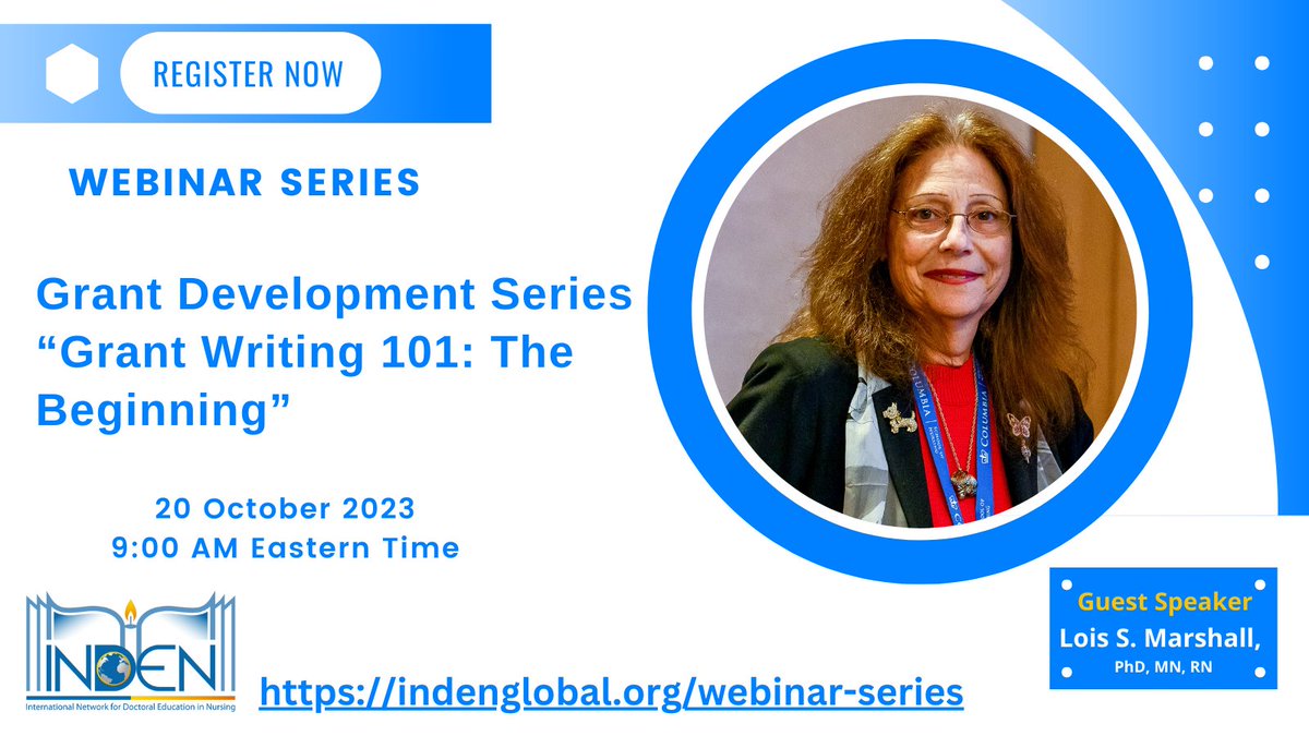 INDEN Global (@indenglobal) on Twitter photo Are you interested in grants? Ever wanted to know the process to apply? INDEN will begin a #free grant writing webinar series launching this week! Dr. <a href="/NCLEXprof/">Lois Marshall</a> will present "Grant Writing 101: The Beginning."
One day left to register for this webinar!
indenglobal.org/webinar-series Are you interested in grants? Ever wanted to know the process to apply? INDEN will begin a #free grant writing webinar series launching this week! Dr. <a href="/NCLEXprof/">Lois Marshall</a> will present "Grant Writing 101: The Beginning."
One day left to register for this webinar!
indenglobal.org/webinar-series