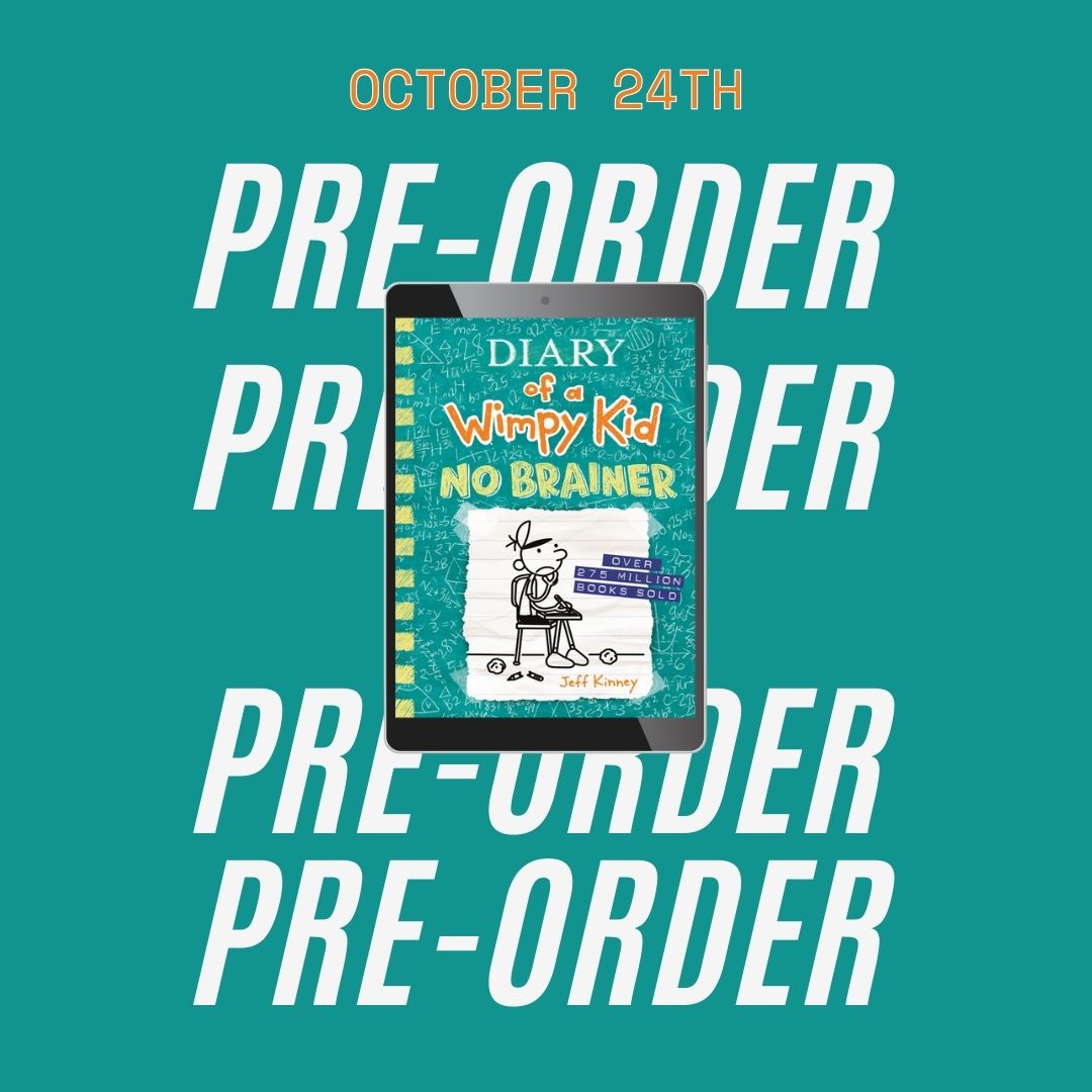 OverDrive on X: 📚 Preorder the next title in the Diary of a Wimpy Kid  series, No Brainer, and add it to your digital collection on Oct. 24.  While you eagerly await