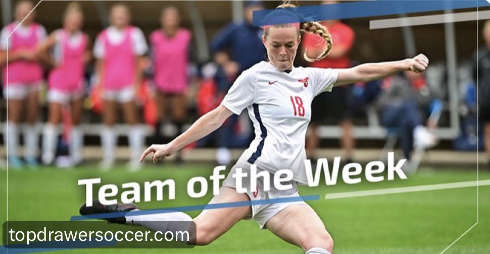 YAAAAS, Marlee (@Michigan_Hawks)!!! Shout out to #ECNLAlum, Marlee Taylor, on leading the way for @TopDrawerSoccer’s Team of the Week.