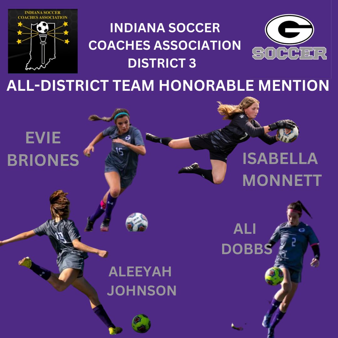 We nominated 6, but 4 were given consideration in a VERY competitive District 3.  Some of the best players &amp; teams in the State are in our District.  Of 12 remaining teams in the State Tournament, 6 are in our District.  

Congrats to Ali, Evie, Bella, and Aleeyah.