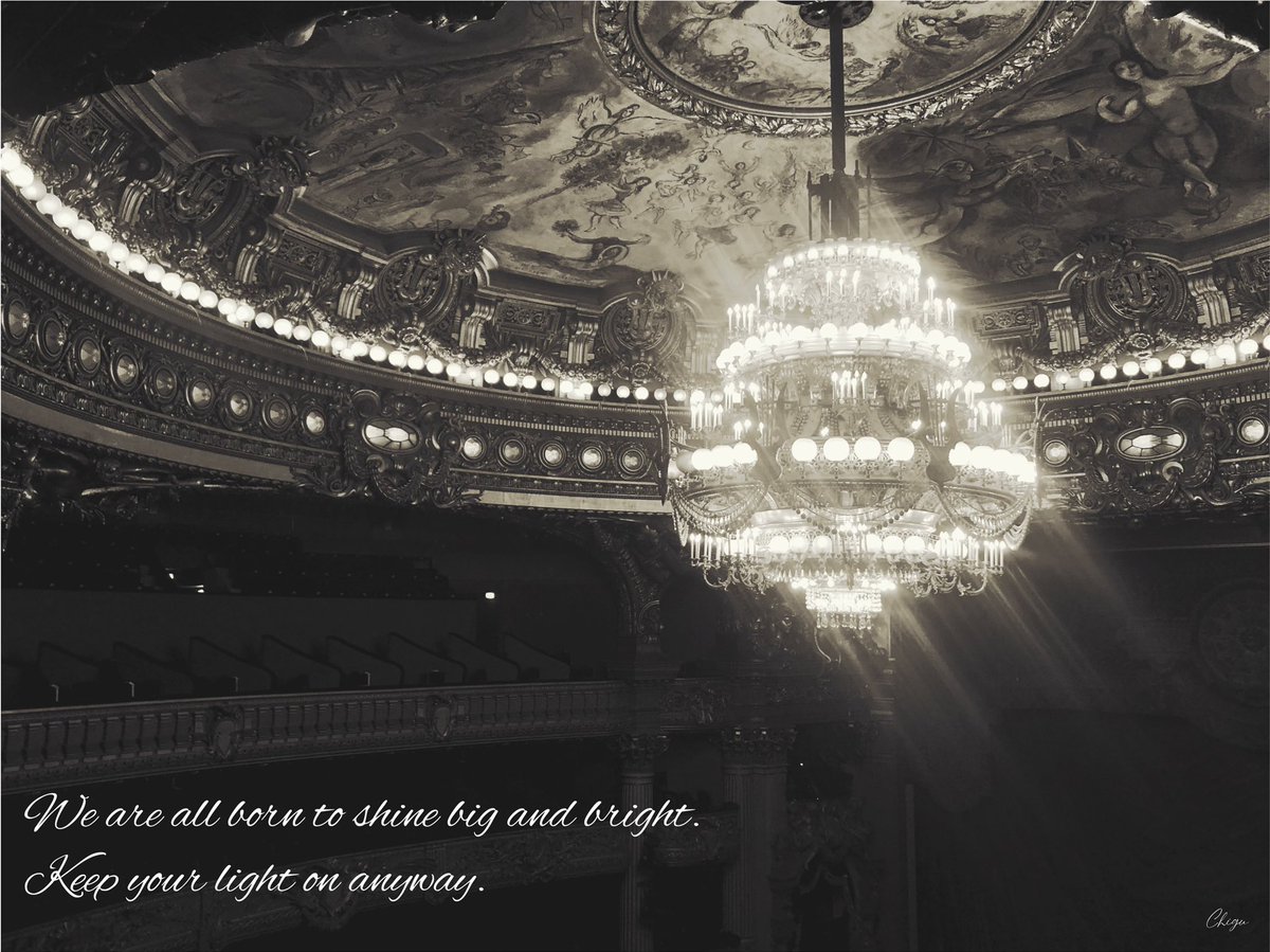 cocobonheurcoco's tweet photo. We are all born to shine big and bright.

Keep your light on anyway.

ひとはみな
それぞれに
ひかり輝く
ために
生まれて
きたんだよ

あなたの
ひかりを
けさないで

#フランス #パリ #オペラ座 #france #paris #operagarnier #自分らしく #自分らしく生きる #enjoyyourlife #haveaniceday https://t.co/wml4NV8KEQ