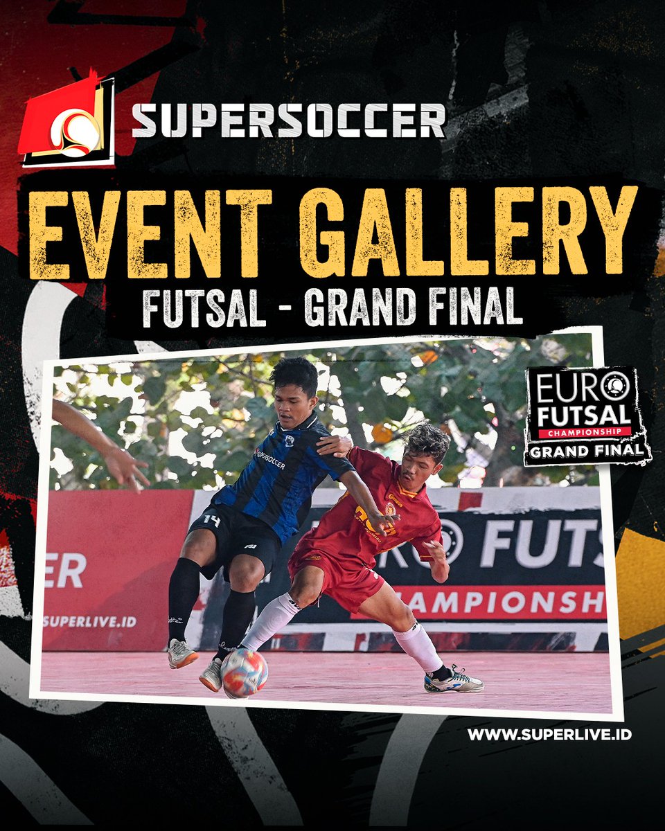 Prepare yourself, karena Supersoccer Euro Futsal Championship bakal balik lagi tahun depaaaan! 

#SUPERLIVE
#SUPERSOCCER
#INIRASANYASUPER
#EUROFUTSALCHAMPIONSHIP