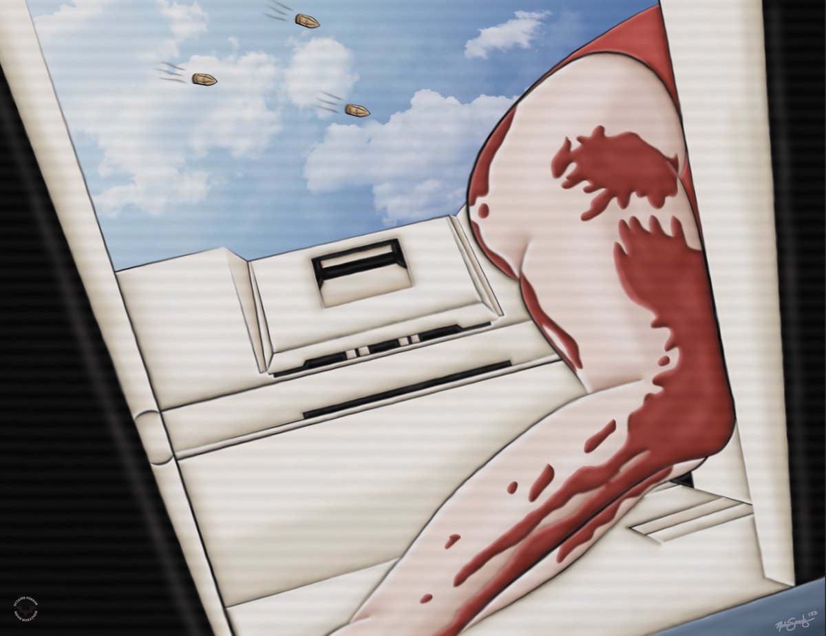 Day 12: V/H/S/85 #art #MelissaSanchezArt #illustration #artist #VHS85  #OctoberHorrorMovieMarathon #OHMM23 #horror #HorrorArt #HorrorMovies #Halloween #drawlloween #October #inktober #disabledartist #artistsontwitter #artistsonx