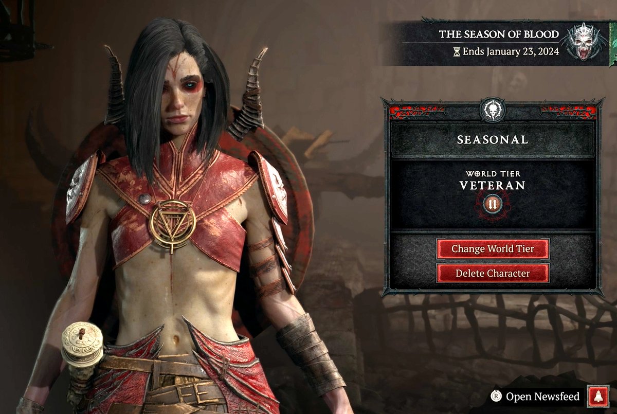 GGDeeOfficial's tweet photo. Character created for #diablo4 Season 2: The Season of Blood! #Necromancermain ! Bone Spear or Blood build because blood themed season lol?
#ggdeeofficial https://t.co/BH2AN80qng