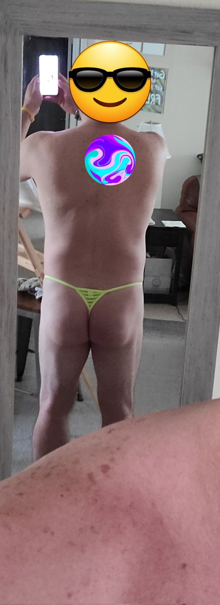 naked_man20's tweet photo. Feeling the neon g-string, first with them on, the pulled down around my knees getting ready for some deliciously sexy and naughty nude fun,also love that you can still see my g-string tanlines #gstring #gstringlife #nudist #nudeisbest @lovelady2030 @ccflight1 @StarkistAq https://t.co/U0BS0Cu0vc