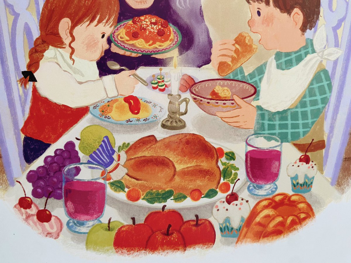 キンダーメルヘン10月号『ヘンゼルとグレーテル』(フレーベル館)の絵を描かせていただきました🍪🍭
ヘンゼルとグレーテルの小さな挿絵は何度か描いたことがあるのですが、1話分丸々絵本としての絵を描いたのは初めてでした！
幼稚園などで配布されています。
kinderbook.froebel-kan.co.jp/km?y=2023&m=10