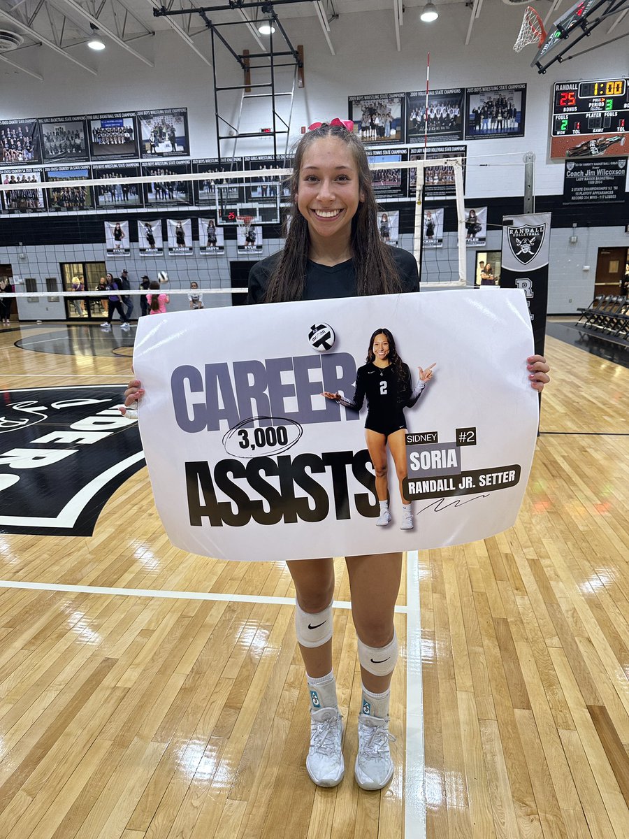 Volleyball:  Lady Raiders with the sweep of Canyon tonight!!! 

Congratulations to Sidney Soria on her 3,000 career Assists!!!!!   

#ForTheShield