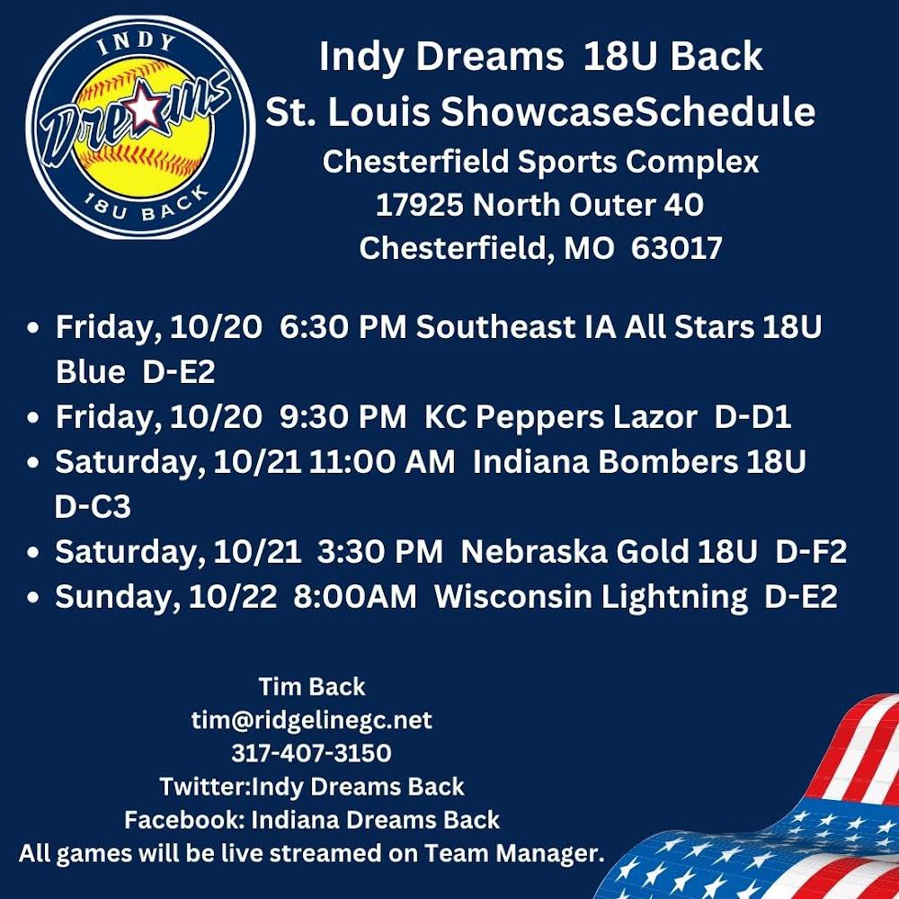 Heading to St. Louis this weekend!!! <a href="/gower_douglas/">Douglas Gower</a> <a href="/TaylorUSoftball/">Taylor University Softball</a> <a href="/MU_SpartanSB/">Manchester University Softball</a> <a href="/Coach_Zimny/">Z</a> <a href="/CoachC_HC/">Cori Collinsworth</a> <a href="/GC__Softball/">Grace College Softball</a> <a href="/Huntington_SB/">Huntington Softball</a> <a href="/IndyDreamsBack/">Indy Dreams Back/Baird</a>