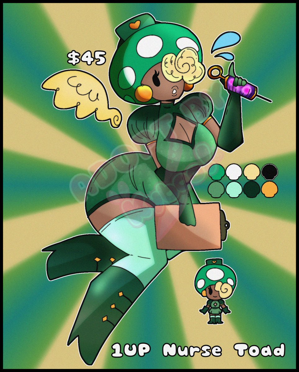 Kyboodles's tweet photo. Mushroom Ladies going for $45 each! Trying to get some Mario games ✨
They both have an eye shine version and just the normal ones. 
DM or comment if you'd like to claim one! 
( I'll be working on little mousers next ✨ ) https://t.co/TUoGVhwUUy