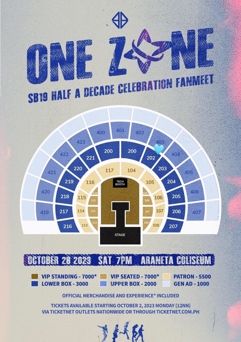 HELP RT

WTS LFB 

SB19 One Zone Fanmeet 
1 UB Section 403 Row 5 Seat 1 
Same price - 2,150 
E-tix only ifforward ko po sainyo
MOP: Gcash or Maya 

rfs. can't attend may exams