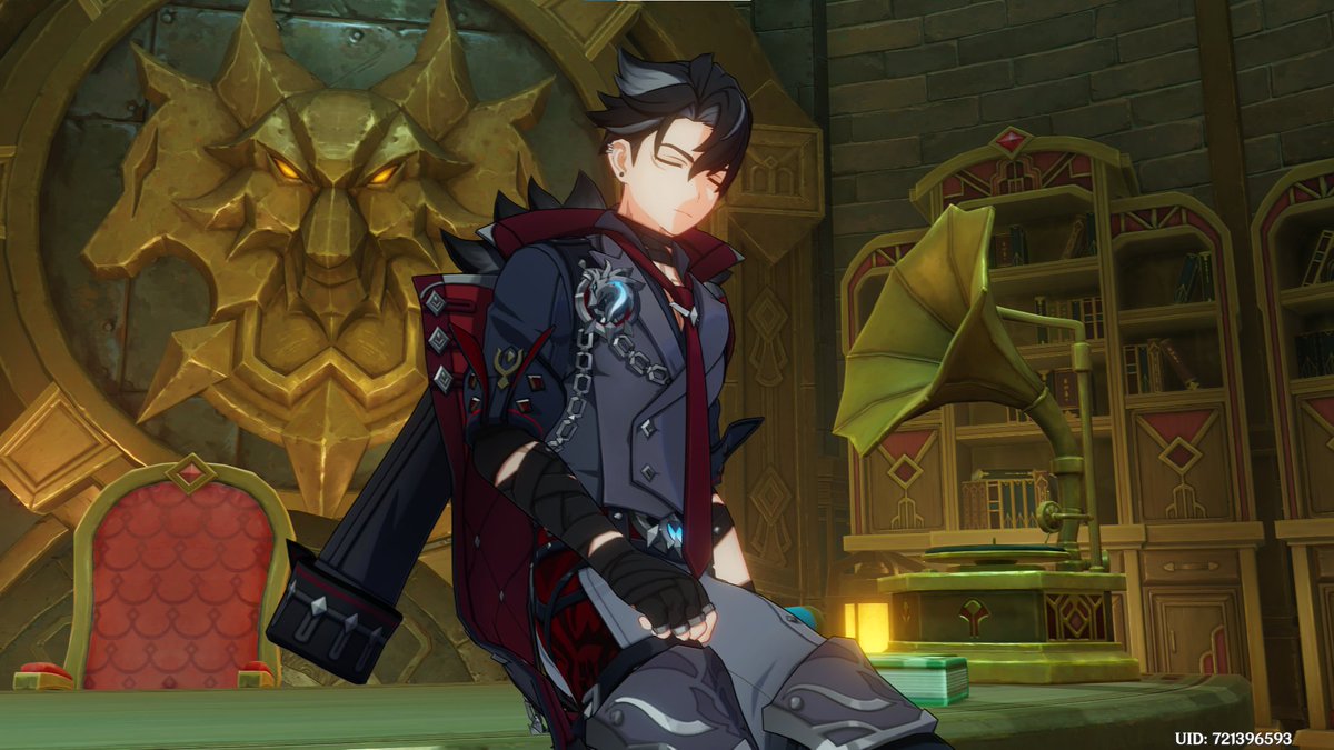 /WRIO SQ/

"Let's wait" - and he puts on melancholic piano and sits on his desk, his eyes closed. How this case looks makes him remember his childhood. He held that crystal too... I can't imagine his mind being anything but a horrible place. But he's strong, and he's in control.