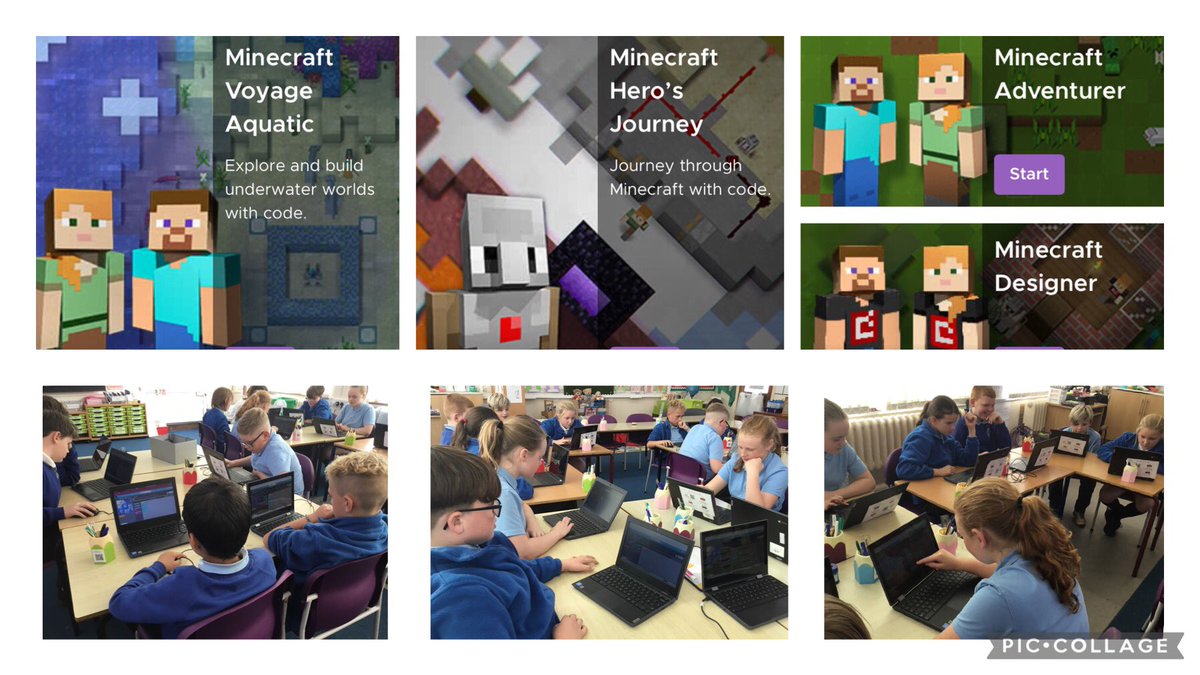 Dosbarth Oak totally engrossed in Minecraft coding today. A fantastic online resource and engaging challenge, thank you <a href="/Minecraft/">Minecraft</a> <a href="/PlayCraftLearn/">Minecraft Education</a> #coding #Minecraft