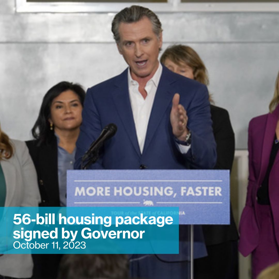 @CAGovernor signed 56 bills acting on CA's housing crisis, including 10 we advocated for! TY Governor + TY authors! buff.ly/3PSOghO #advocacy @CASenCaballero @Scott_Wiener @AsmGrayson @ChrisHoldenNews @AsmChrisWard @QuirkSilvaCA @AsmReyes47 @AsmJamesRamos @AsmPhilTing