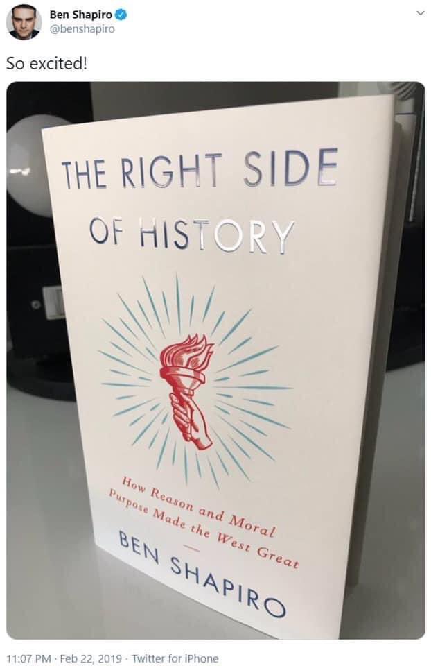 lesl_schneider's tweet photo. Remember how Ben Shapiro pointlessly owned himself? https://t.co/h9kQDi3ovy