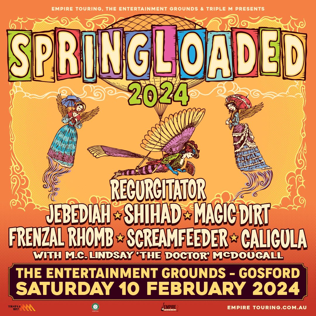Hey gang!

We are super excited to announce that we will be back on the Spring  Loaded train in 2024 along with a bunch of our good mates!

The festival comes to Gosford/Darkinjung Country on Saturday 10 February 2024
Presale opens this Friday at 10am

CHEERS!
JEBS
#springloaded