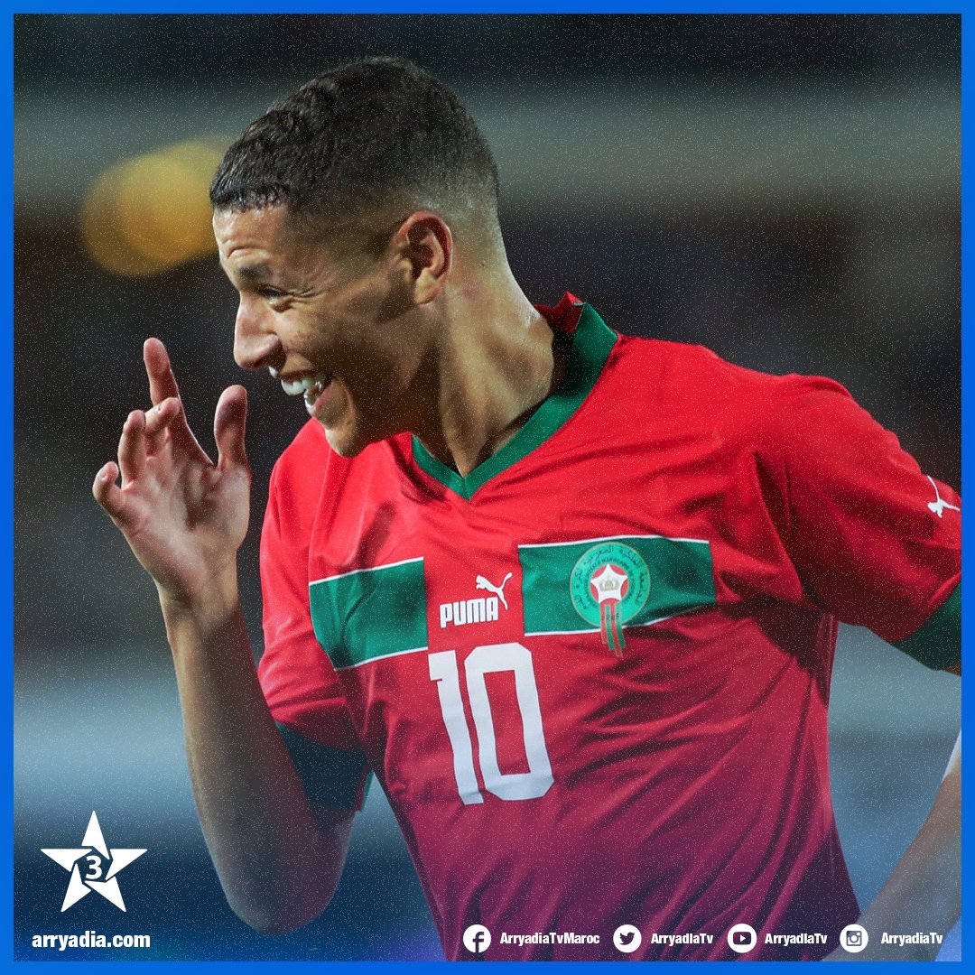 arryadiatv's tweet photo. تصفيات كأس أمم إفريقيا "كوت ديفوار 2023" (مؤجل الجولة الأخيرة).. المنتخب الوطني يفوز على نظيره الليبيري (3 -0).
https://t.co/2vROwHZs7P
#كأس_إفريقيا_للأمم_2023
#TotalEnergiesAFCONQ2023 #FRMF #MARLIB https://t.co/gp4346pR6r