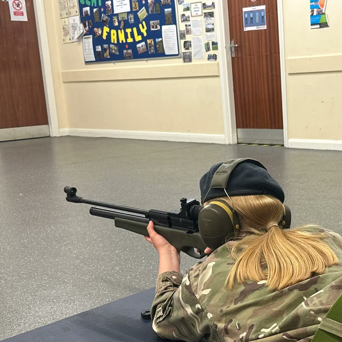 We're shooting again at Squadron!

We've finally been able to use our new Air Rifle range last week after a long wait!

#rafac #whatwedo #noordinaryhobby #aircadets #raf #cadets #target

<a href="/ShootingCeyorks/">ceyorks_shooting</a> 
<a href="/CEYorks/">C & E Yorks Wing</a>