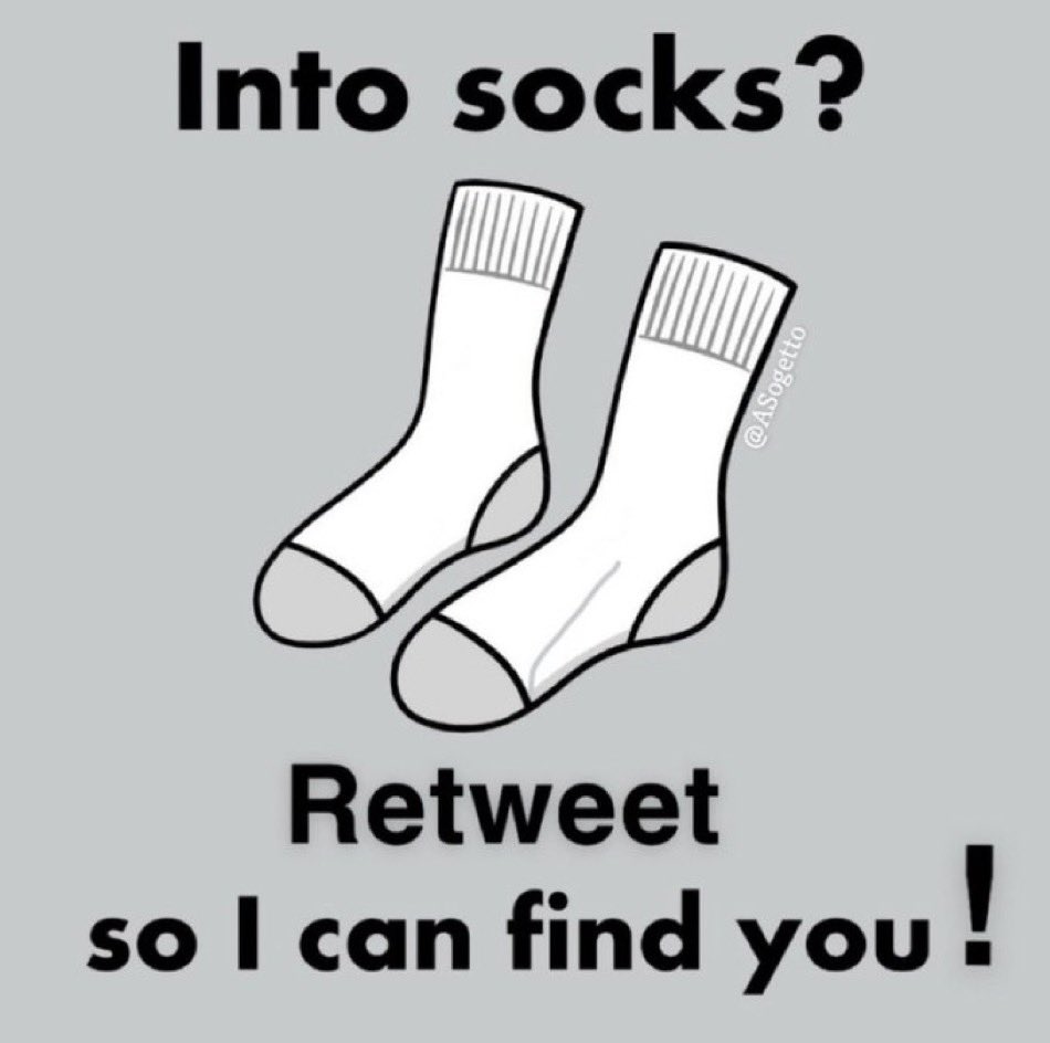 Who wants more socks? RT and let me know.