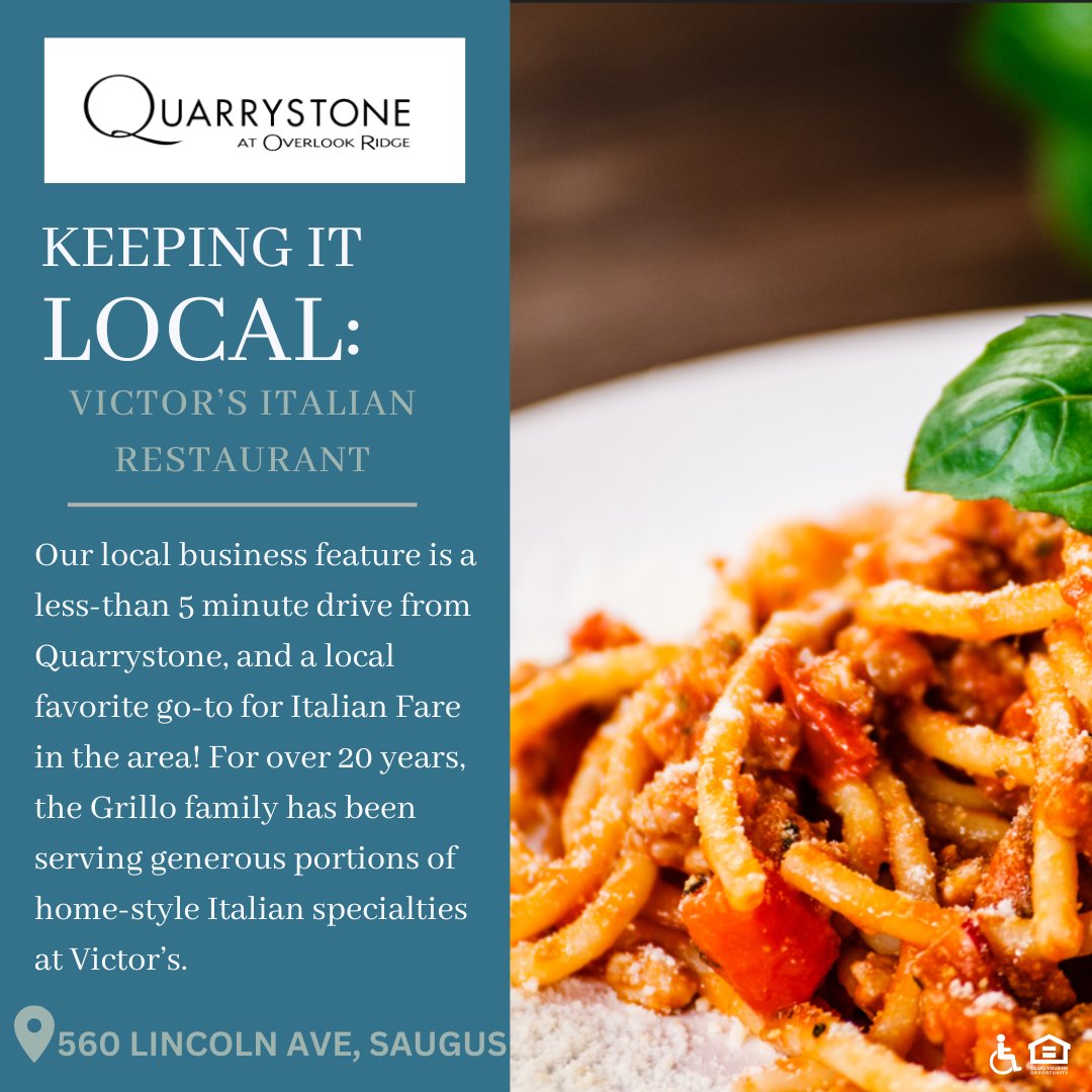 LiveQuarrystone's tweet image. Happy #NationalPastaDay! You can celebrate by heading over to Victor&apos;s right down the road! 🍝 #SupportLocal #LocalBusinessSpotlight #NationalPastaMonth