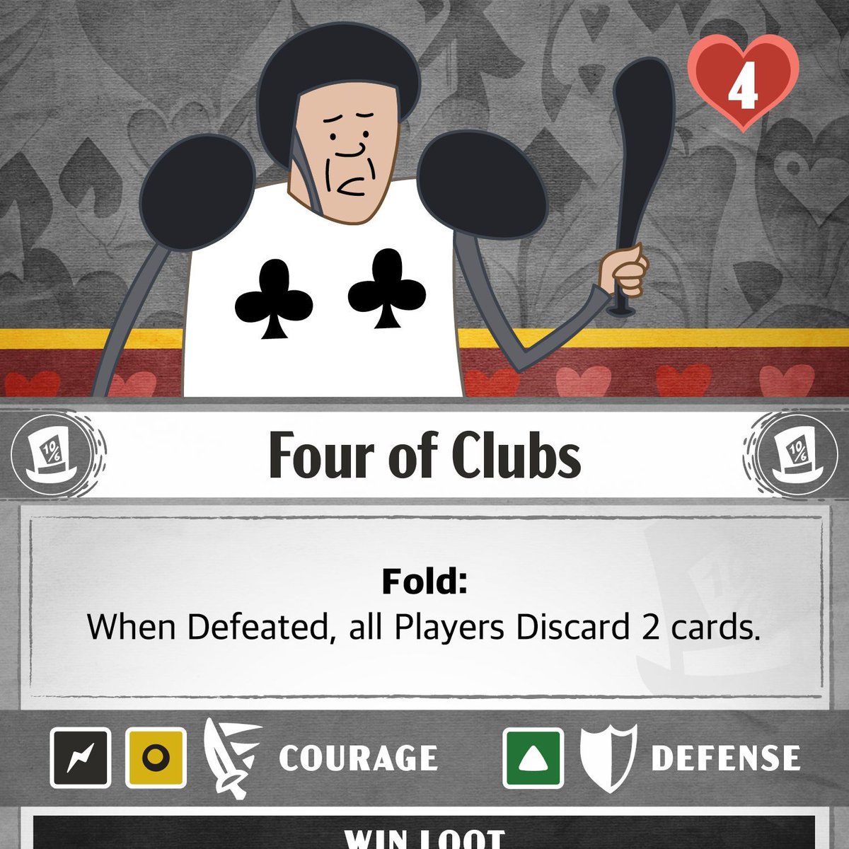 The Clubs were the rough ones. That's why the Queen of Hearts brought them to the card table.

#queenofhearts #aliceinwonderland #cardgame #boardgame #tabletopgames #games #newgames #storyburg #deckbuilding  #kickstarter #iloveboardgames #fun