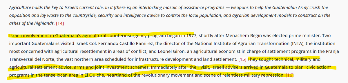 dywwrites's tweet photo. -Israel does not support global indigenous populations. For example, they were directly involved with the genocide of the Maya population in Guatemala. https://t.co/R05CmCgI4R https://t.co/h8aPO2elr1
