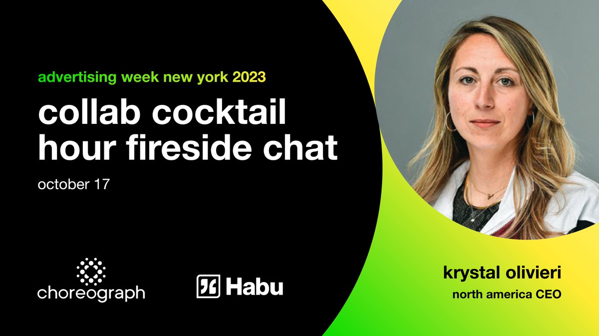 ChoreographData's tweet image. Data clean rooms are empowering companies to collaborate in ways and with partners like never before.

Our North America CEO Krystal Olivieri joins Habu and  industry leaders at #AWNewYork23 to discuss how to navigate #cleanroomtechnology with a strategic lens.

#Choreograph