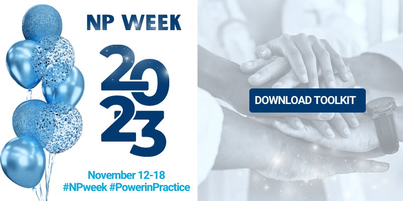 CaliforniaNP's tweet photo. The best week of the year is only one month away! Join CANP in celebrating the extraordinary contributions the NP profession brings to the health care arena and beyond. Download our #NPweek toolkit to join all the #PowerinPractice fun: https://t.co/OuegYFFhQD https://t.co/aNywvZWEFE