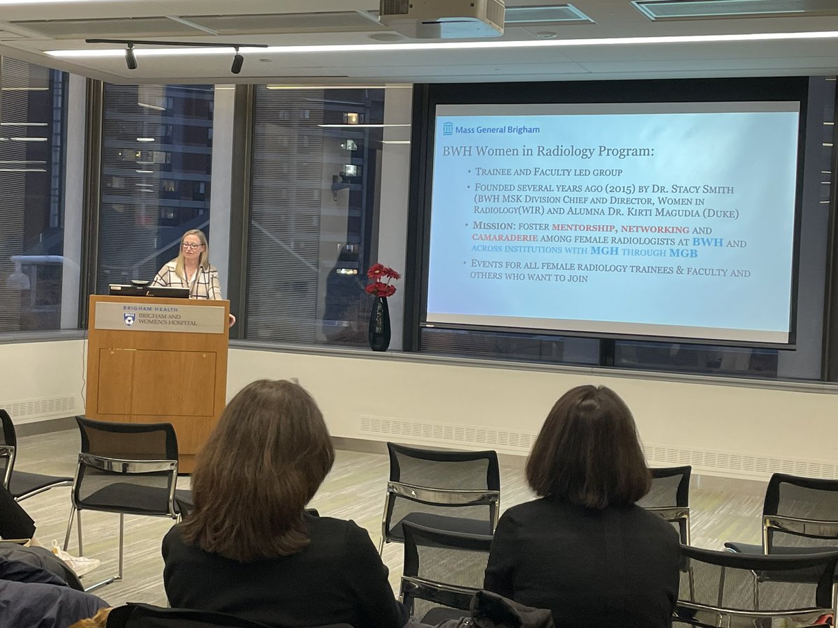Women in radiology kickoff event! <a href="/BWHRadEdu/">Brigham and Women’s Radiology Education</a> #radres