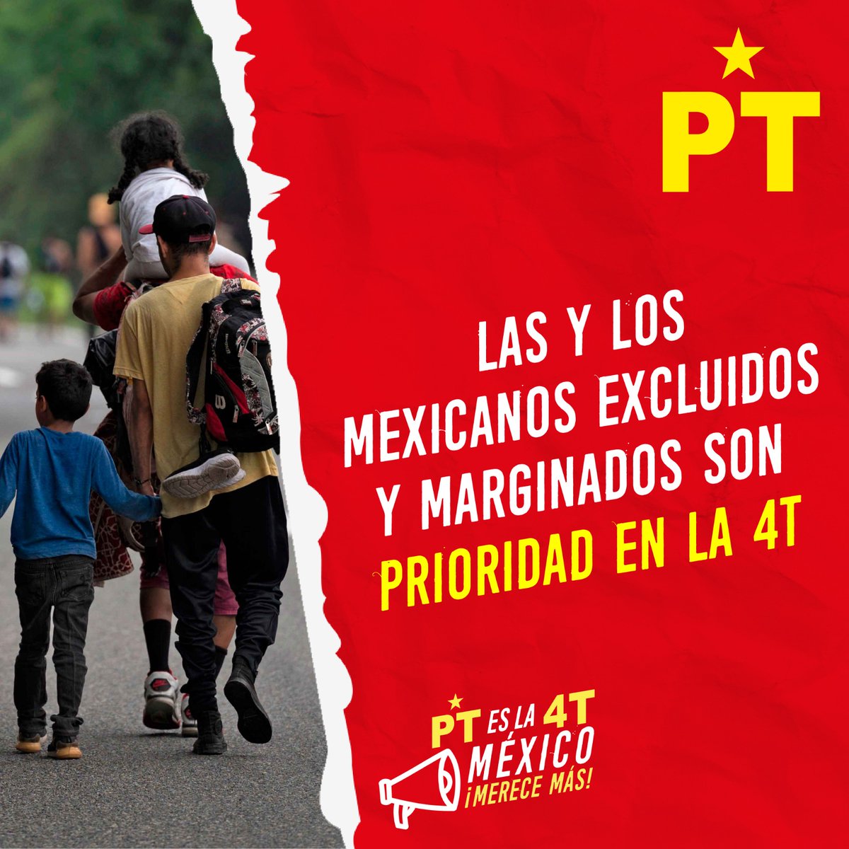 Aunque le duela a la derecha conservadora, la política social impulsada por la #4T sacó de la pobreza a más de 5.5 millones de mexicanas y mexicanos.

#MéxicoMereceMÁS #PTesla4T